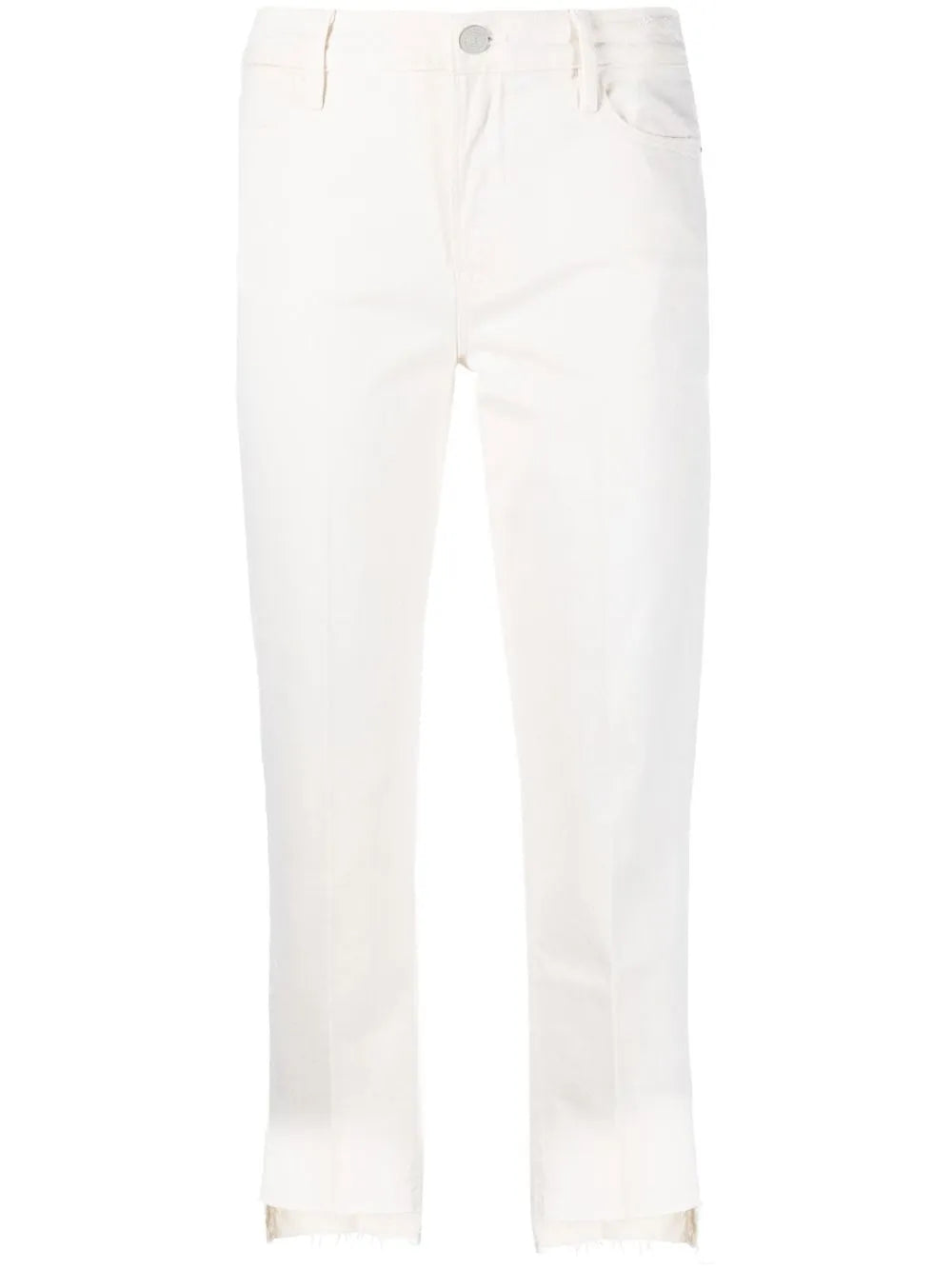 High-Waisted Cropped Jeans
