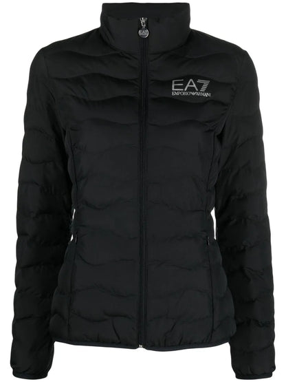 Logo-Print Puffer Jacket