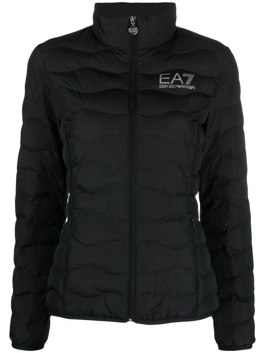 Logo-Print Puffer Jacket