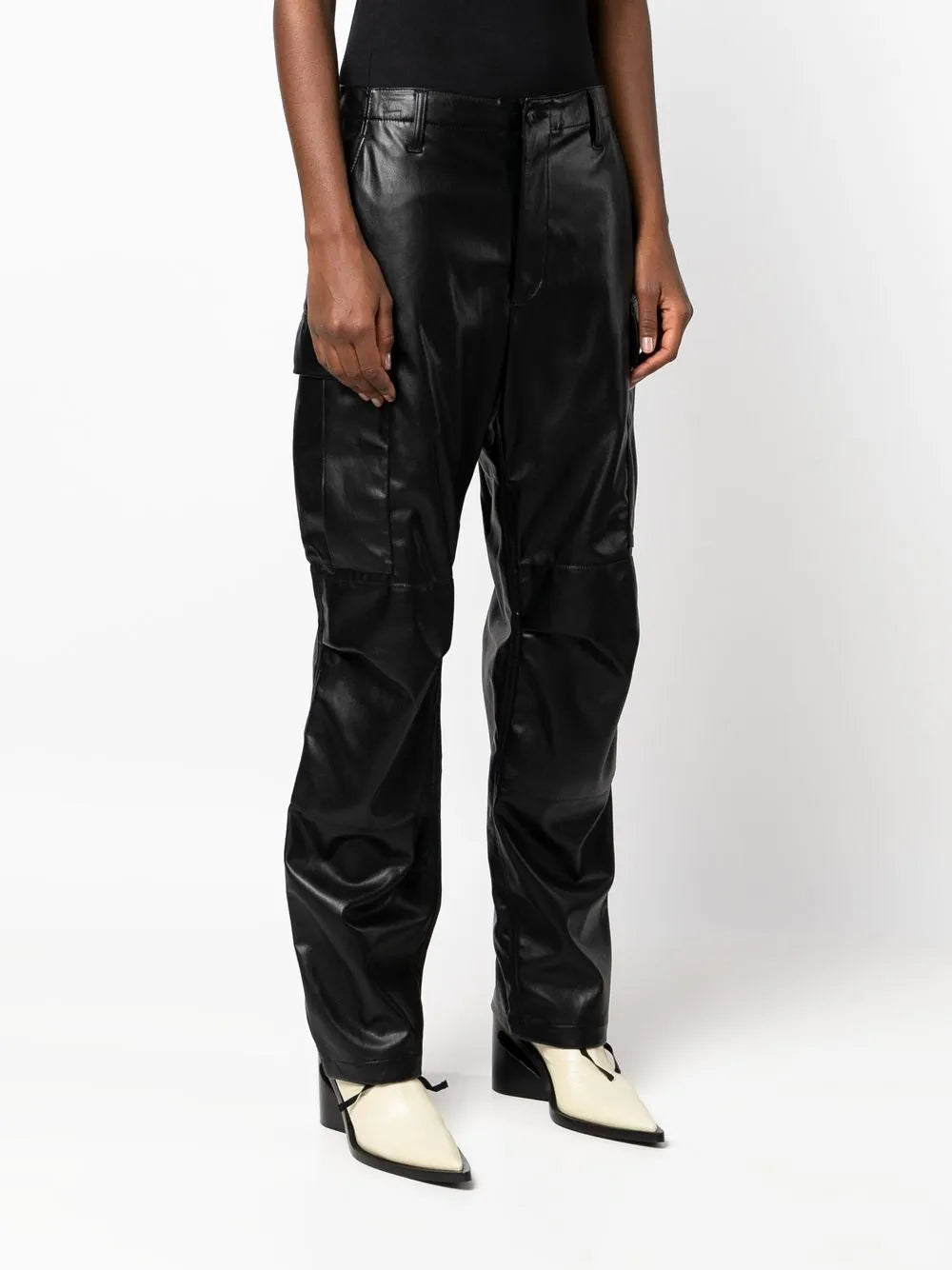 Sands Faux-Leather Cargo Pants