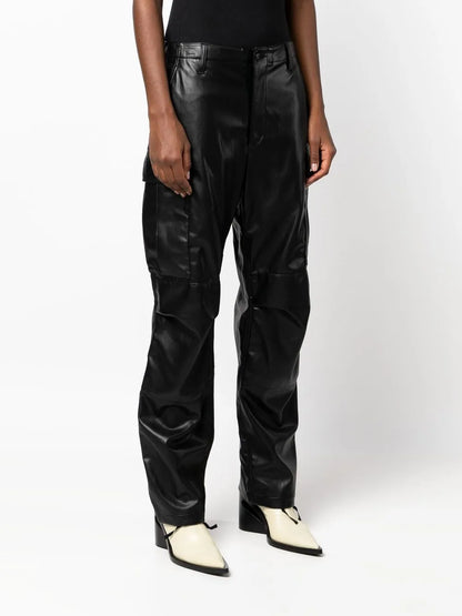 Sands Faux-Leather Cargo Pants