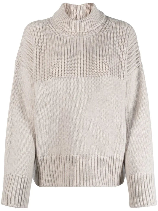 Roll-Neck Wool-Cashmere Jumper