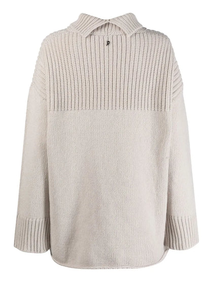 Roll-Neck Wool-Cashmere Jumper