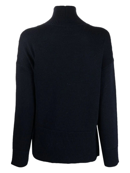 Roll-Neck Knitted Jumper