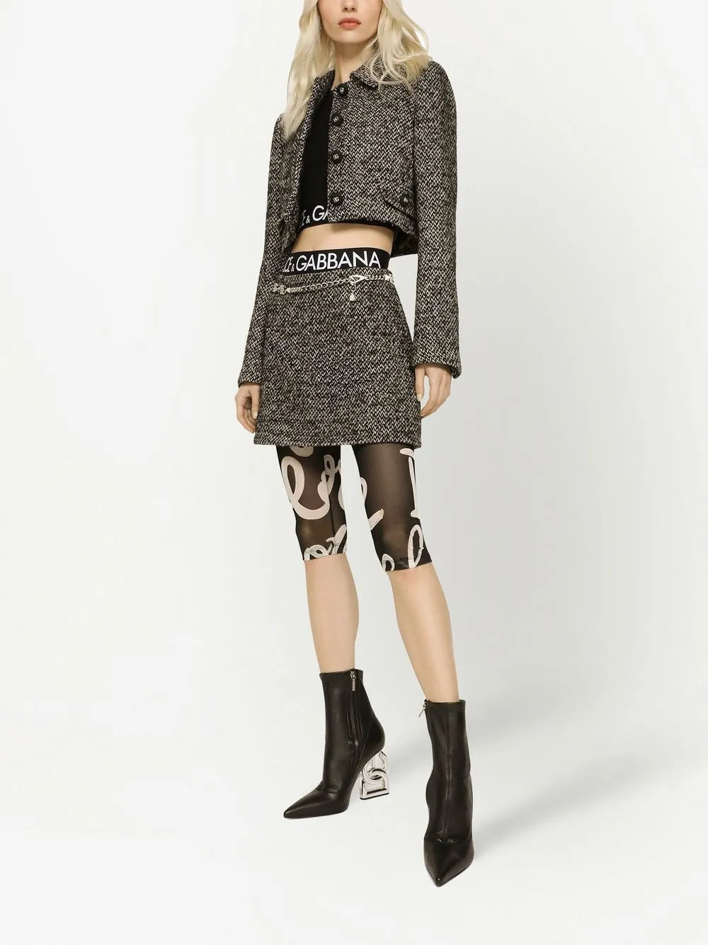 Cropped Tweed Jacket