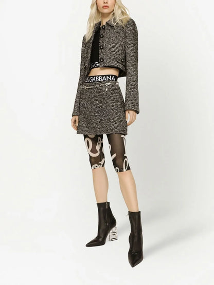 Cropped Tweed Jacket