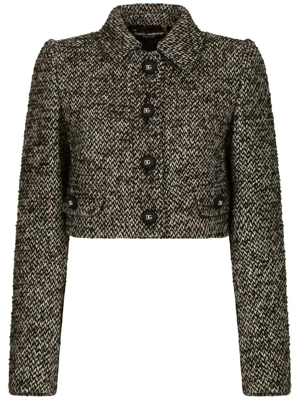 Cropped Tweed Jacket
