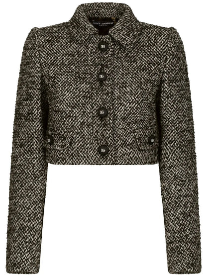 Cropped Tweed Jacket