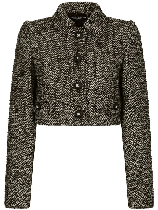 Cropped Tweed Jacket