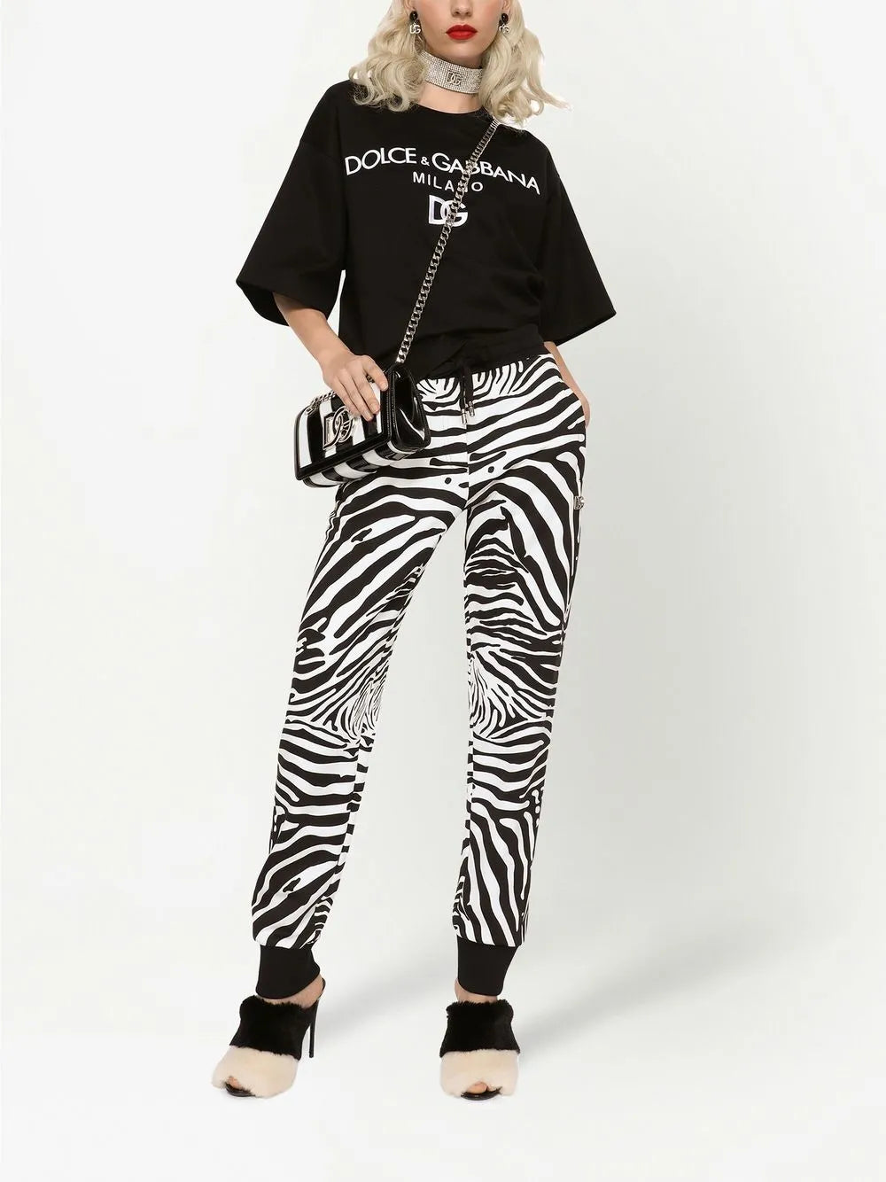 Flocked-Logo Cotton T-Shirt