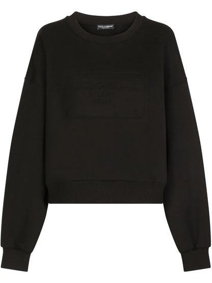 Logo-Embossed Cotton Sweatshirt