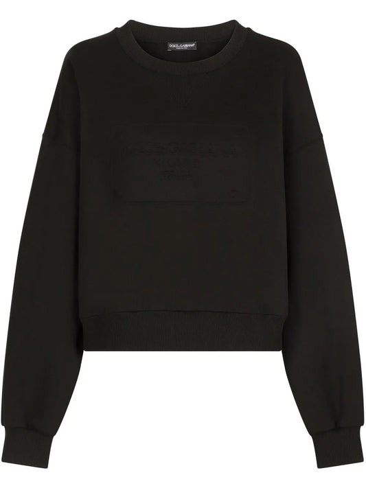 Logo-Embossed Cotton Sweatshirt