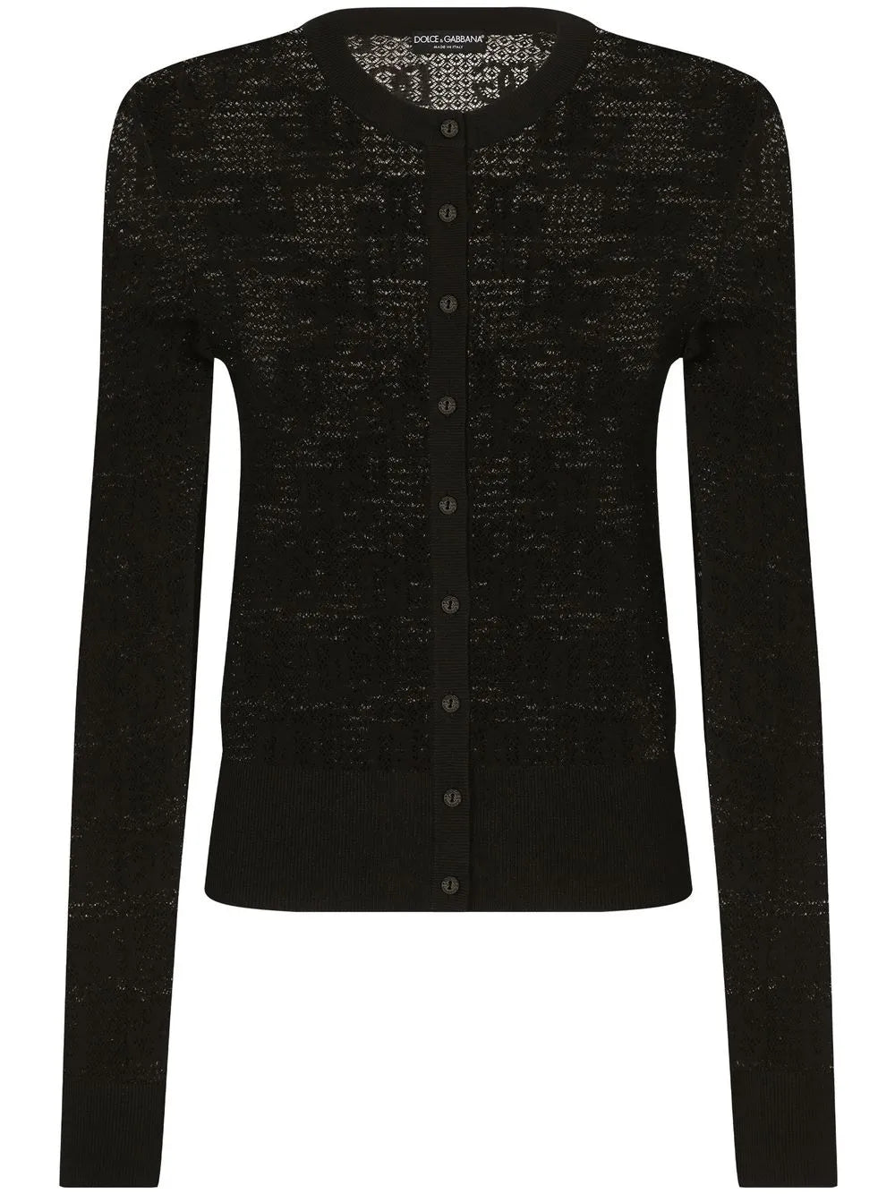 Dg-Logo Jacquard Cardigan