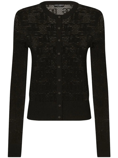 Dg-Logo Jacquard Cardigan