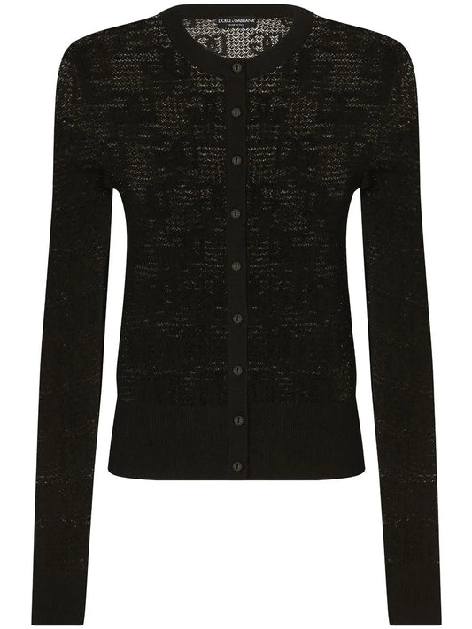 Dg-Logo Jacquard Cardigan
