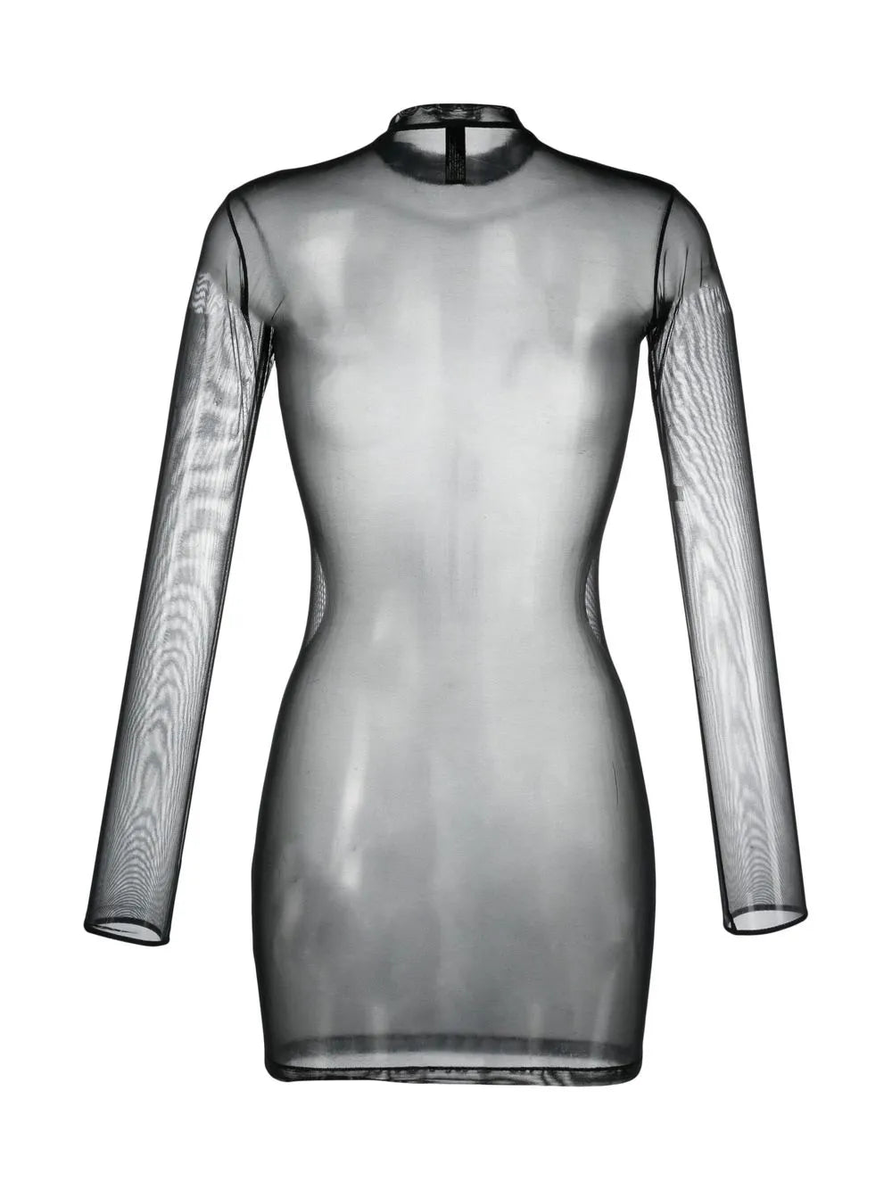 Harness-Detail Mesh Dress