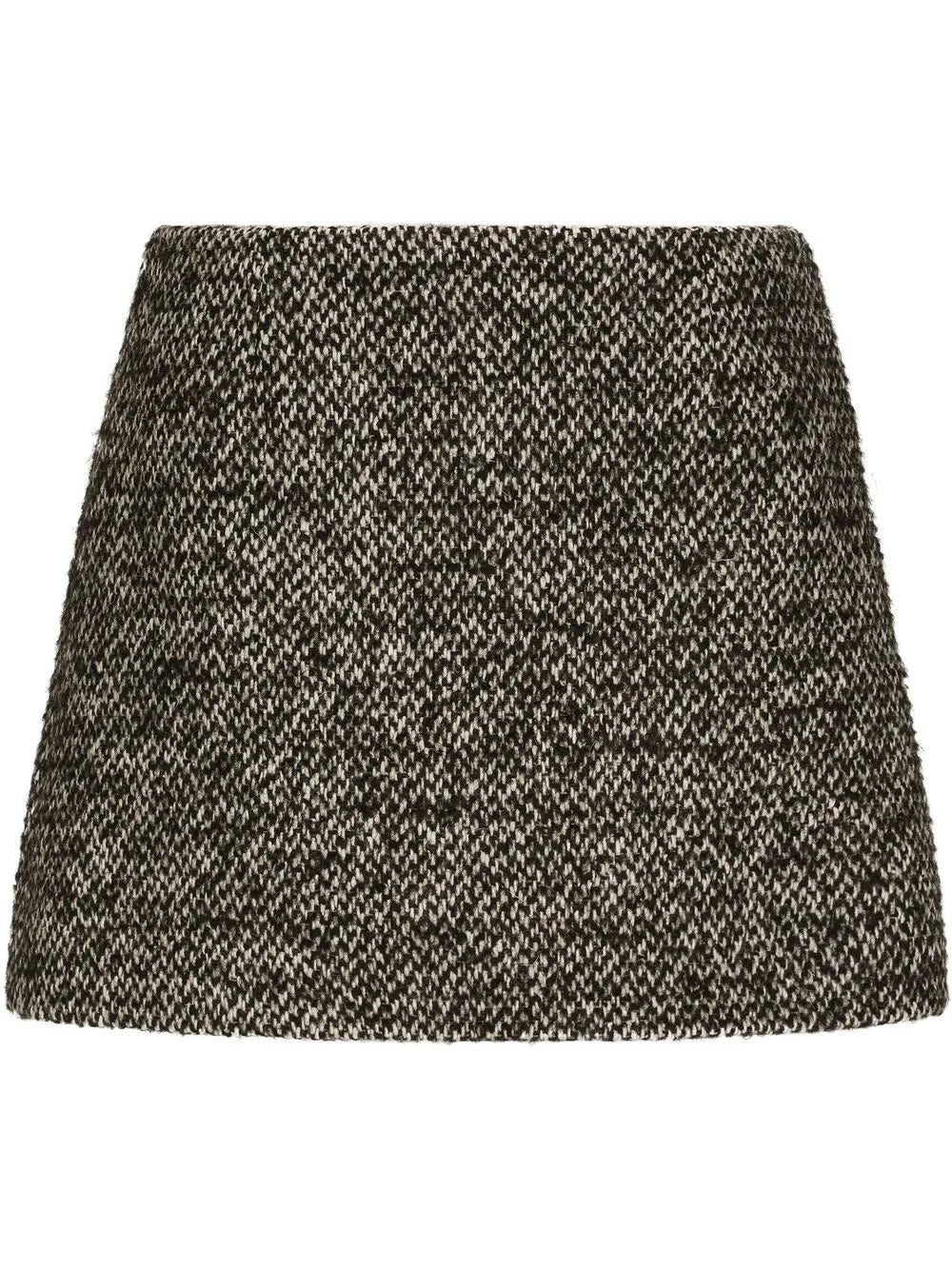 Speckled Tweed Miniskirt