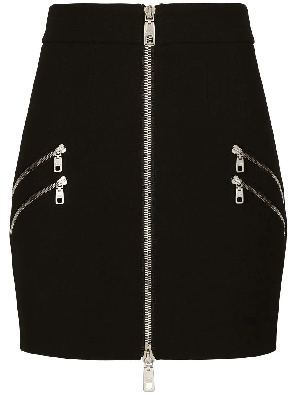 Zip Detail Mini Skirt