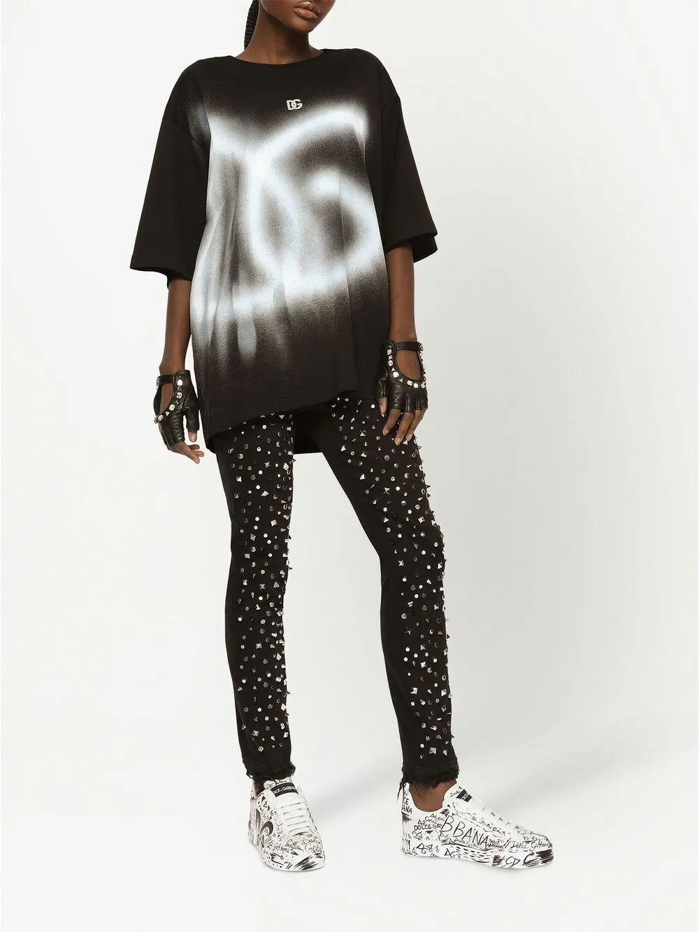 Audrey Studded Skinny Jeans