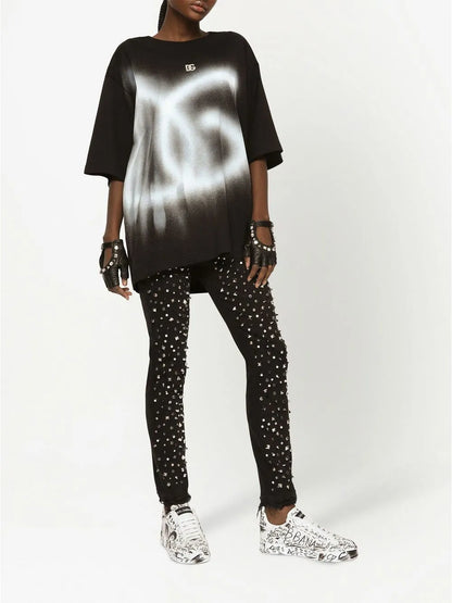 Audrey Studded Skinny Jeans