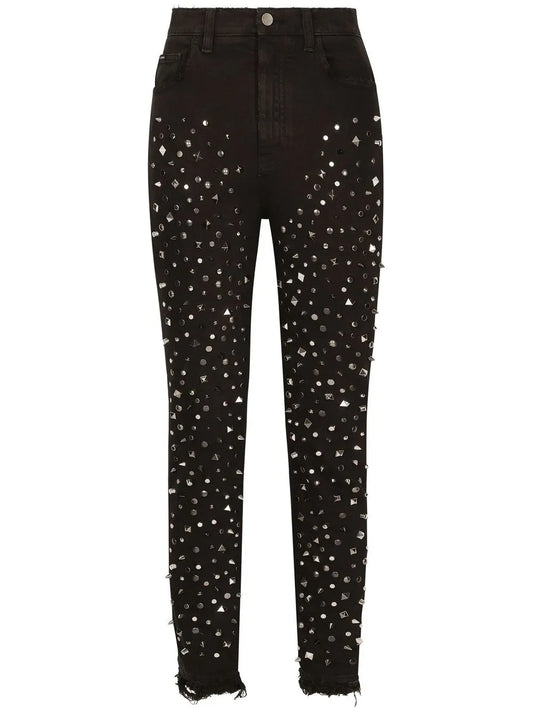 Audrey Studded Skinny Jeans