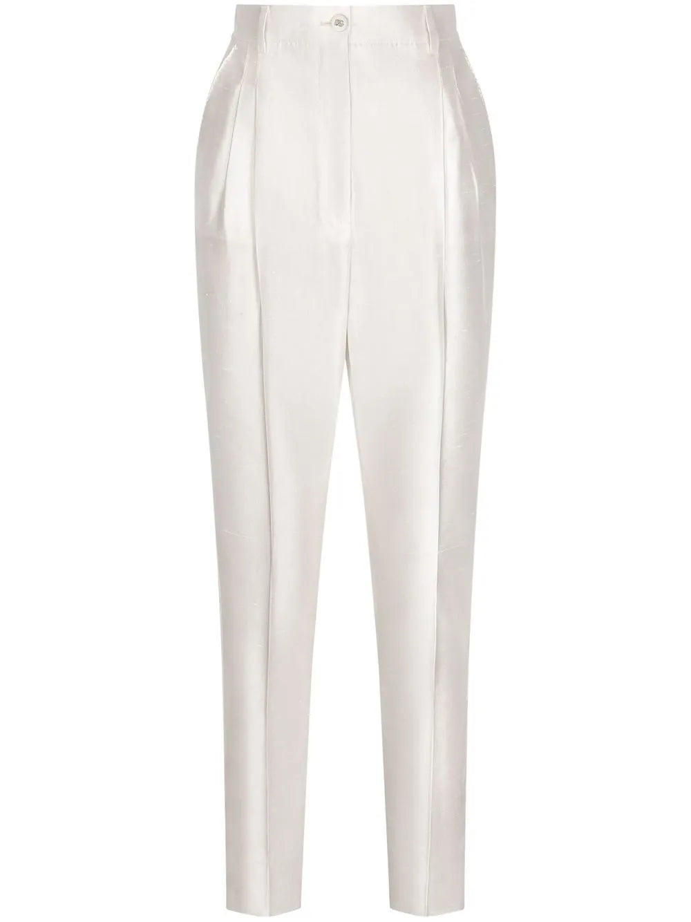 Pleated Shantung Trousers