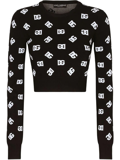 Dg-Logo Jacquard Sweater