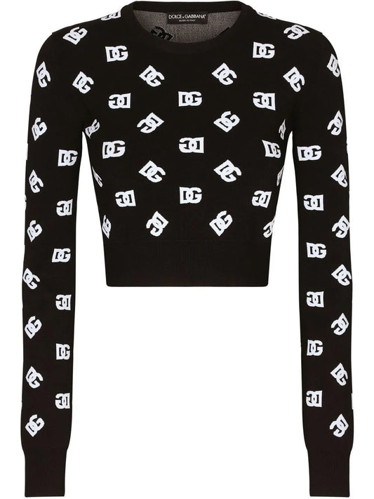 Dg-Logo Jacquard Sweater