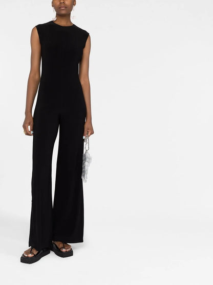 Sleeveless Wide-Leg Jumpsuit