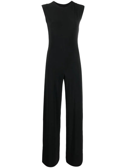 Sleeveless Wide-Leg Jumpsuit