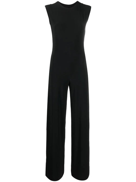 Sleeveless Wide-Leg Jumpsuit