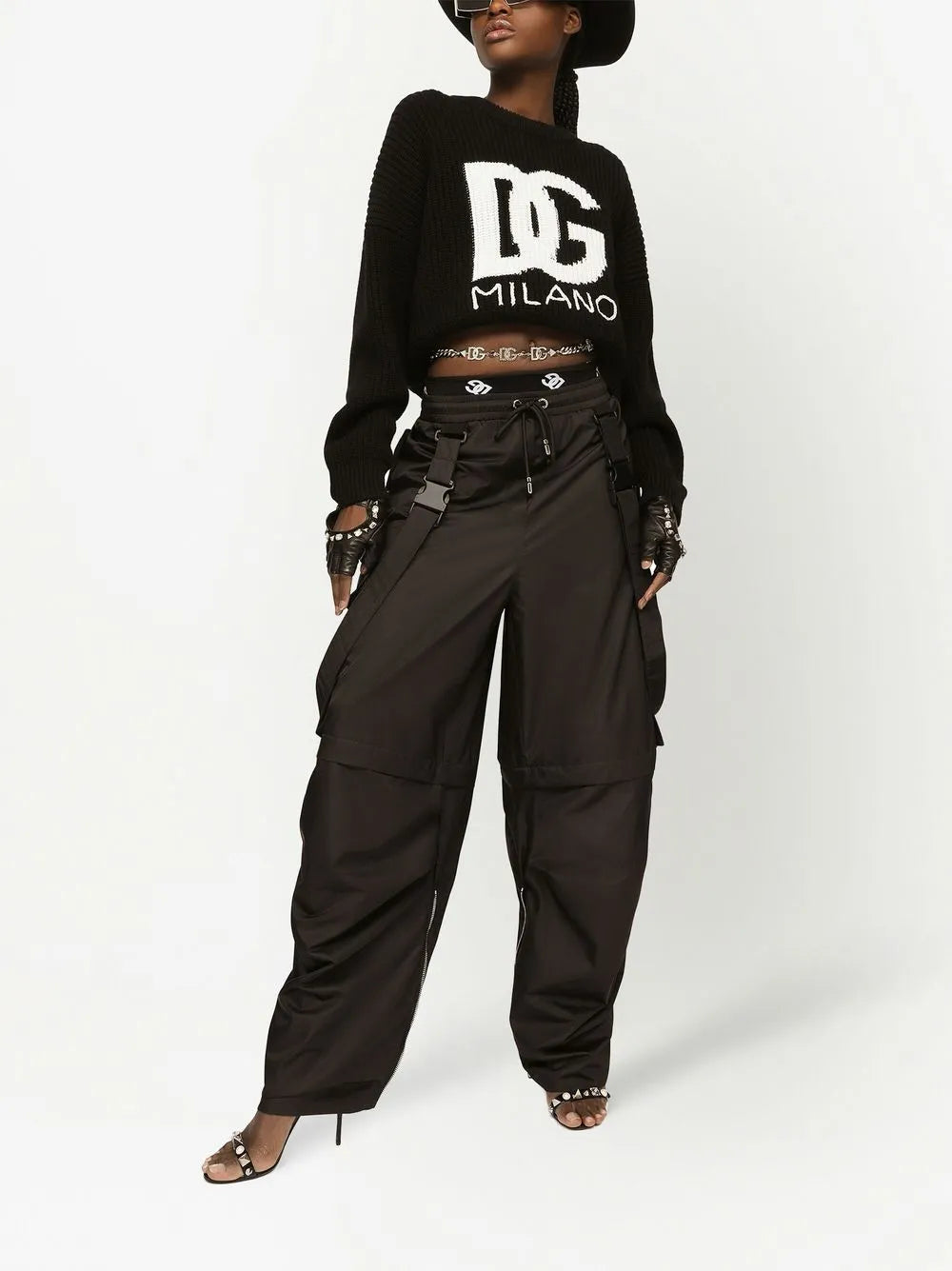 Dg-Logo Fisherman'S-Knit Jumper
