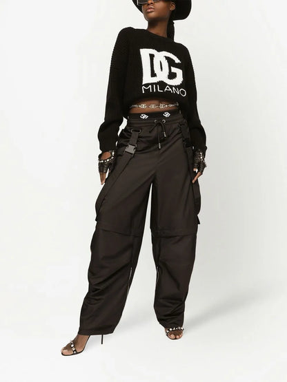 Dg-Logo Fisherman'S-Knit Jumper