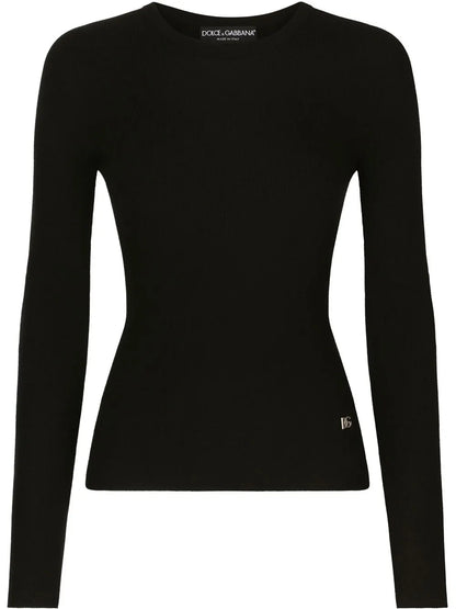 Dg-Logo Cashmere-Silk Jumper
