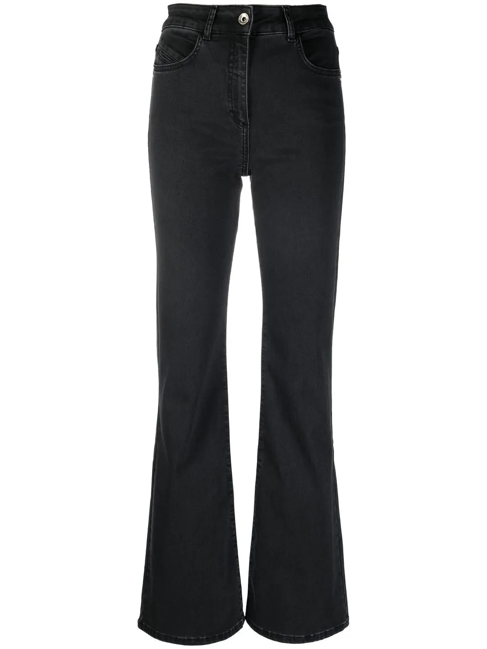 Logo-Patch Flared Jeans