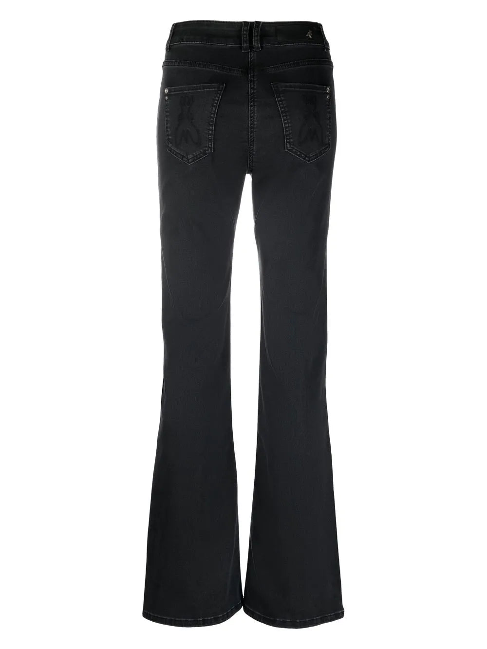 Logo-Patch Flared Jeans