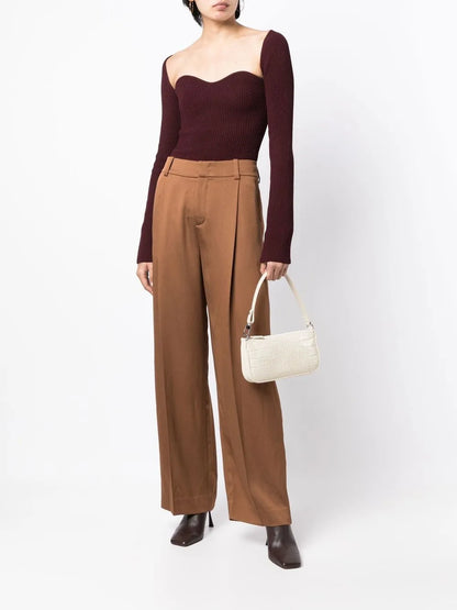 Tailored Wide-Leg Trousers