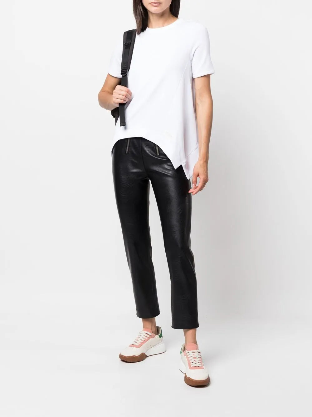 Waterfall-Hem T-Shirt
