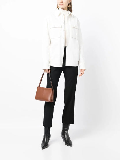 Cropped Tailored Trousers