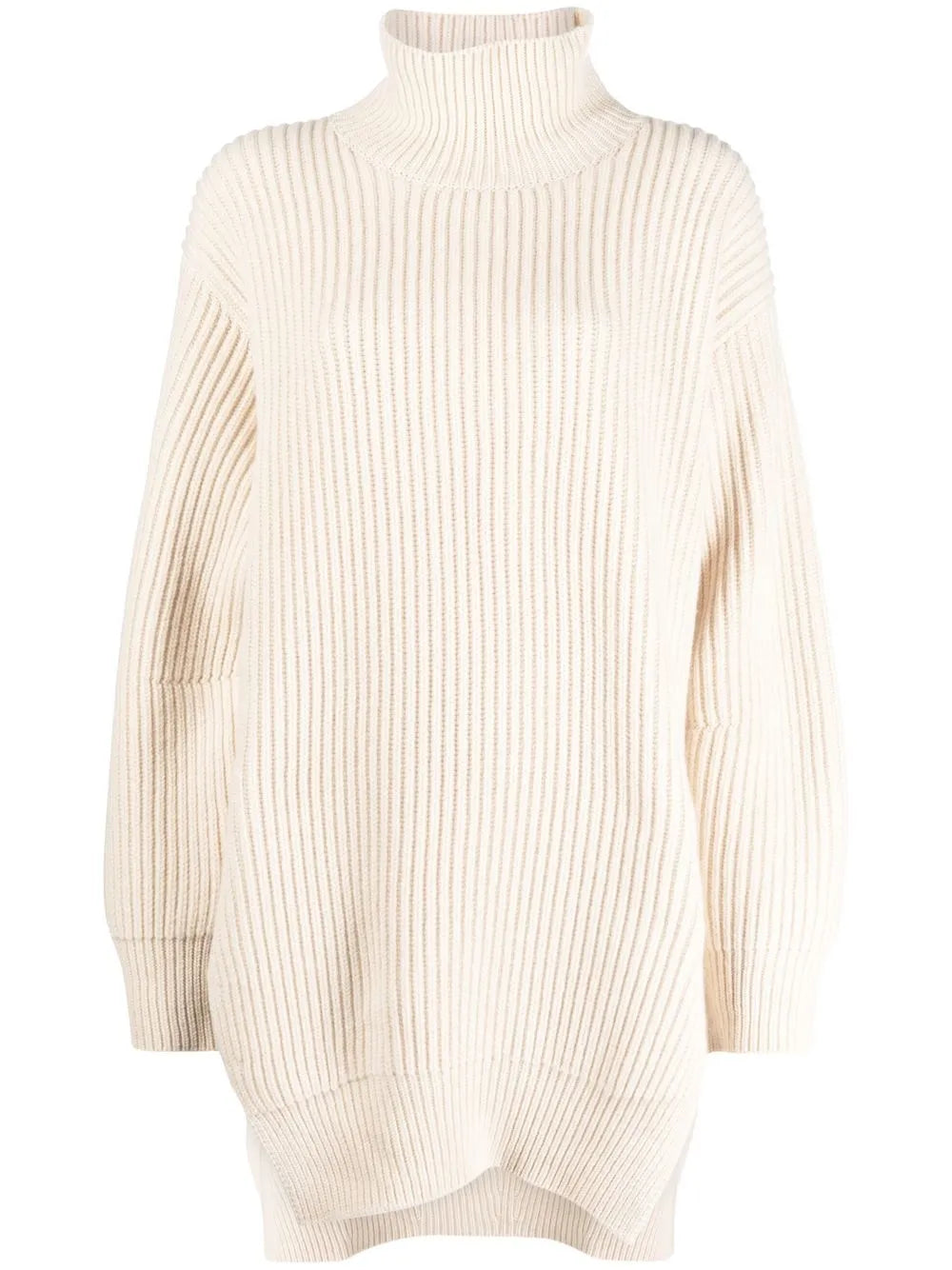 Roll-Neck Ribbed-Knit Jumper
