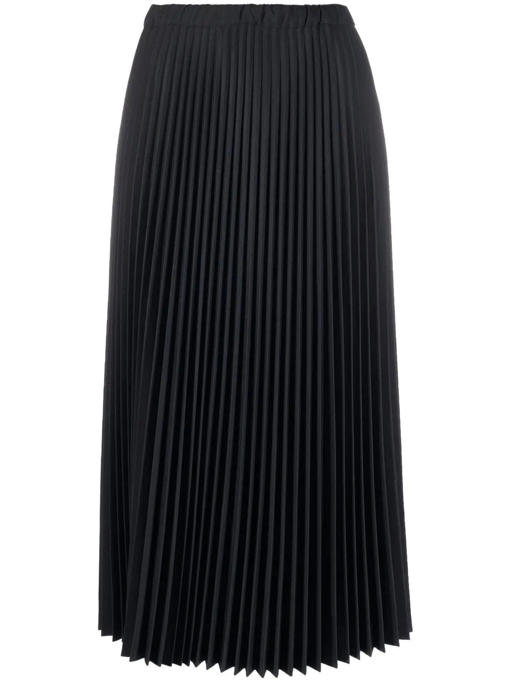 Pleated Full Midi Skirt
