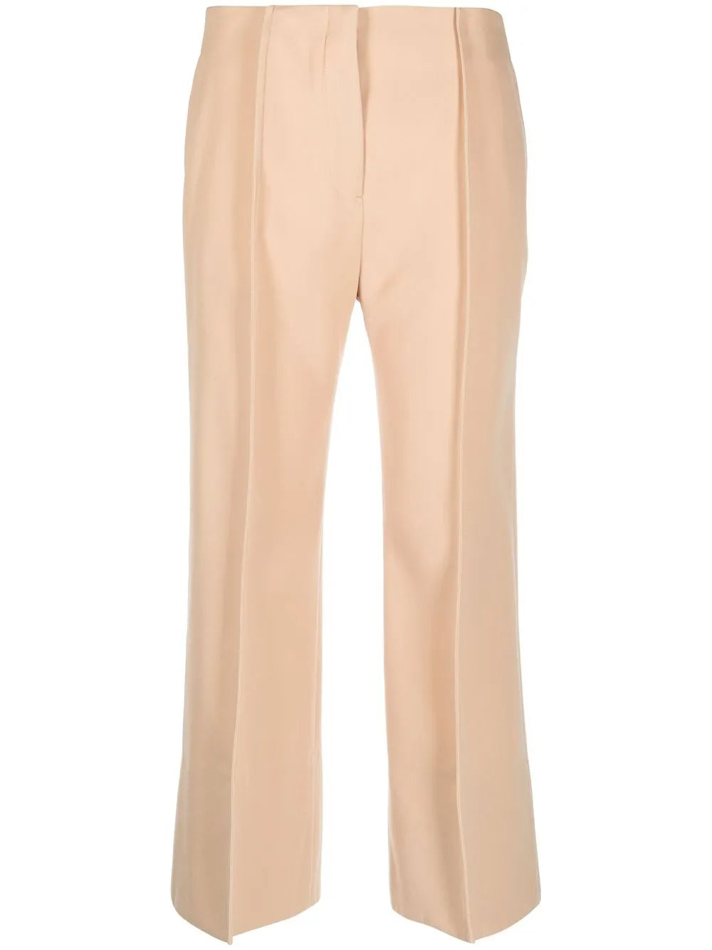 Cropped Cotton Trousers