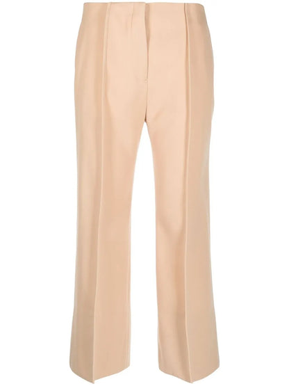 Cropped Cotton Trousers