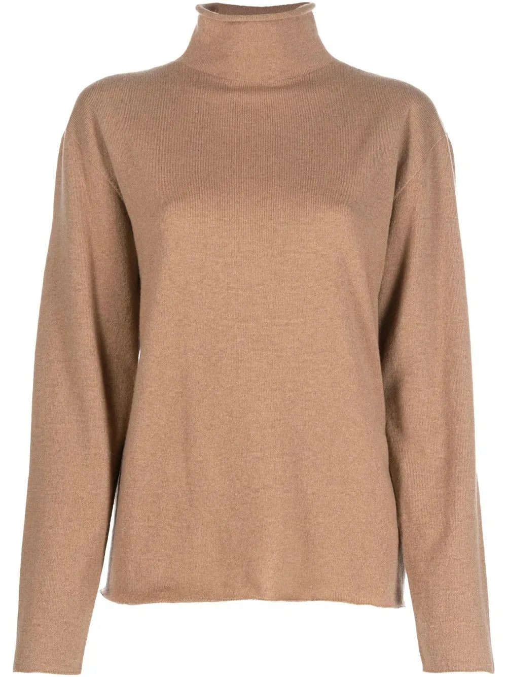 Mock-Neck Knitted Jumper