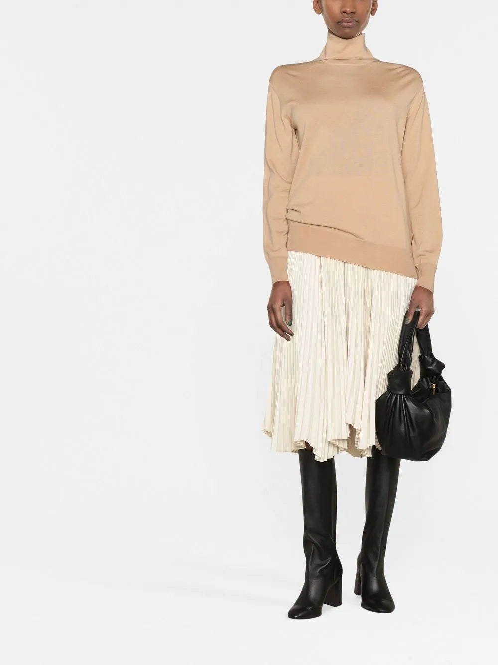 Roll-Neck Wool Jumper