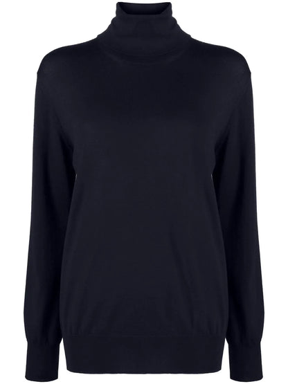 Roll-Neck Wool Jumper