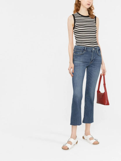 Le Crop Bootcut Jeans