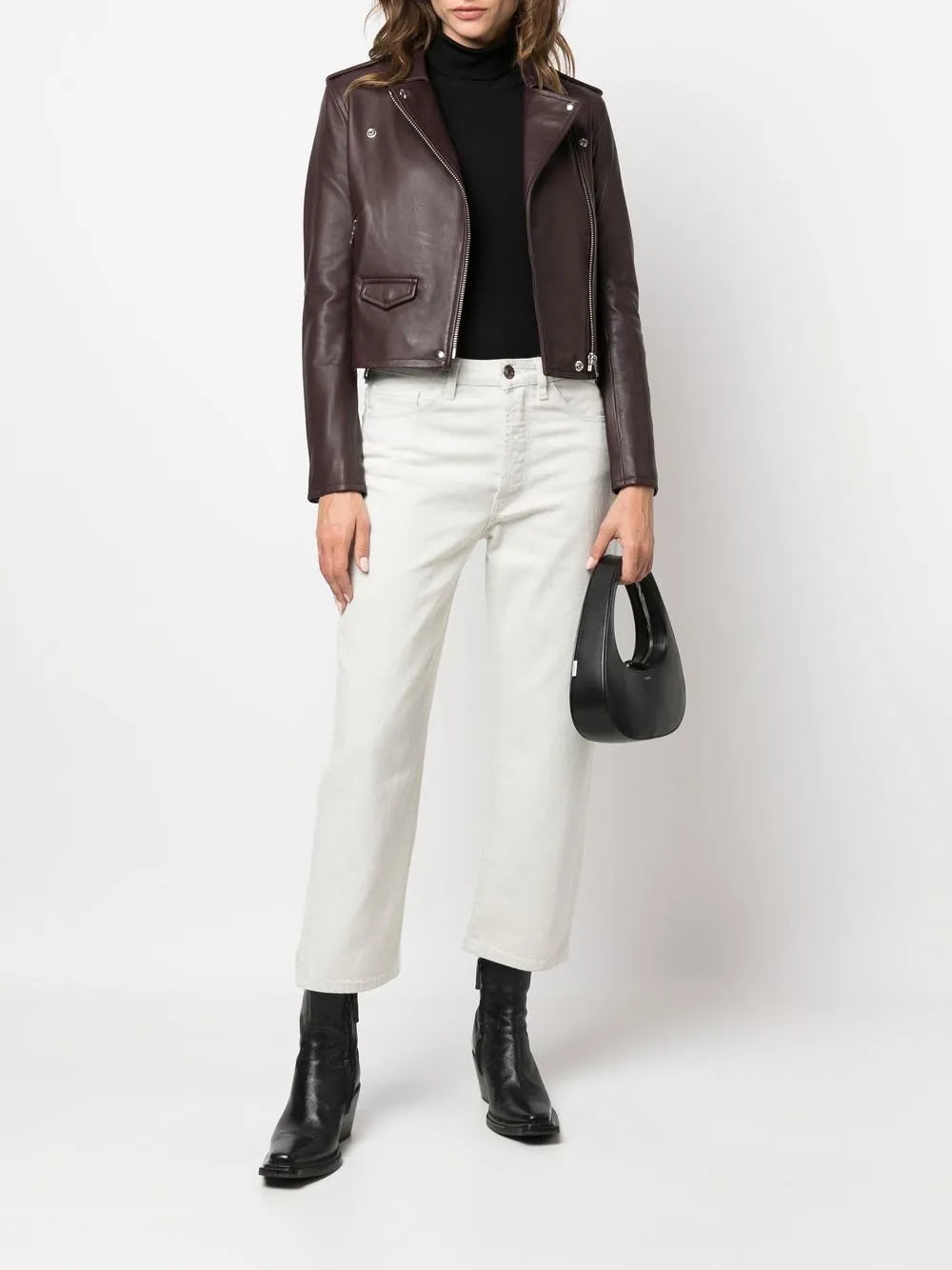 Sabina Mid-Rise Straight Jeans