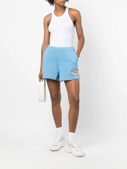 Patch-Detail Track Shorts