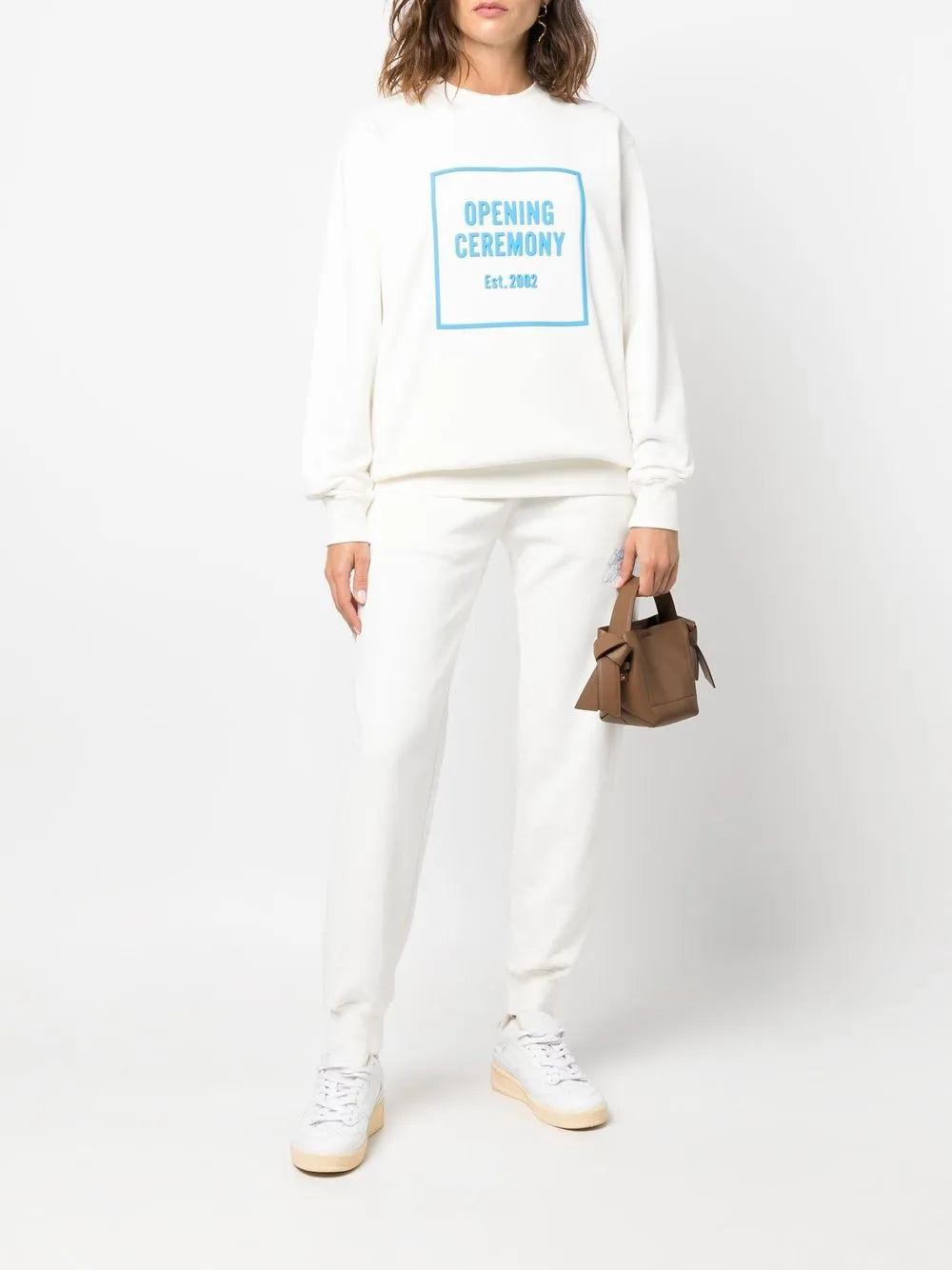 Embroidered-Logo Slim Track Pants